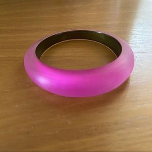 Alexis Bittar “Fuchsia” Medium Tapered Bangle